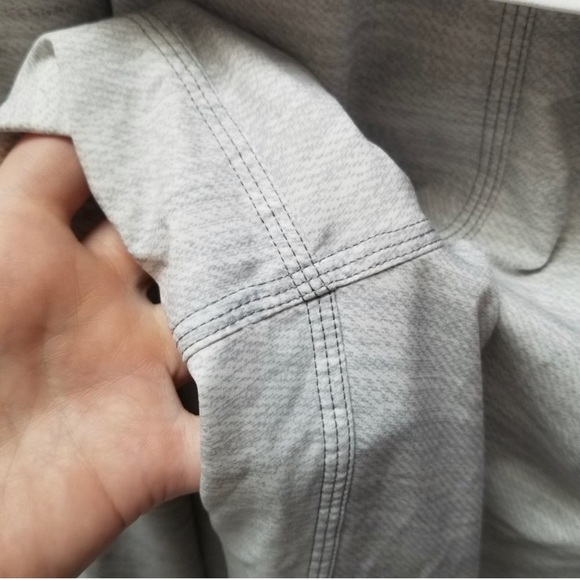 Lululemon Om Pant Cropped Fossil Grey White 4 - Picture 12 of 12